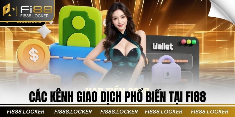 Các kênh giao dịch phổ biến tại Fi88