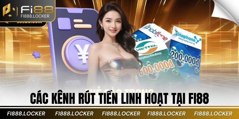 Các kênh rút tiền linh hoạt tại Fi88