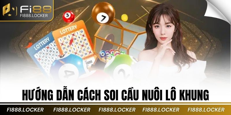 Hướng dẫn cách soi cầu nuôi lô khung